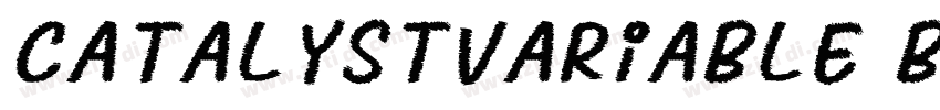 CatalystVariable Bol字体转换